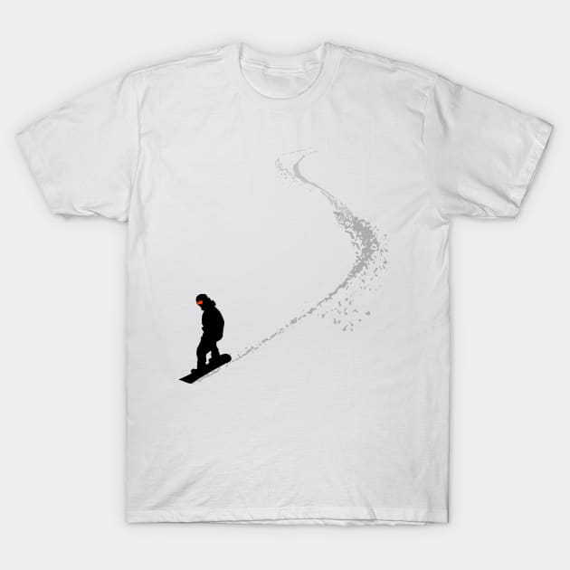 Snowboarder Gift T-Shirt by Sticky T